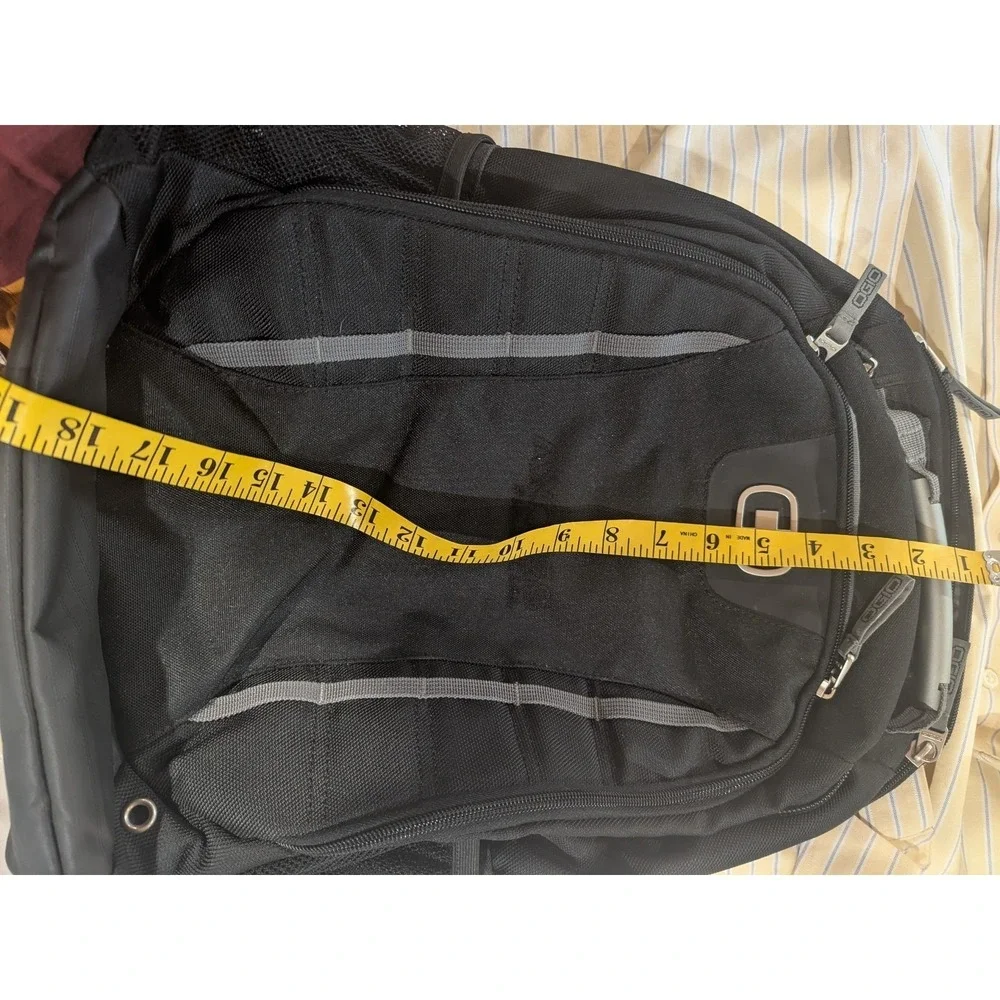 OGIO Black Laptop‎ Backpack Travel School Work Computer Daypack Organizer Bag